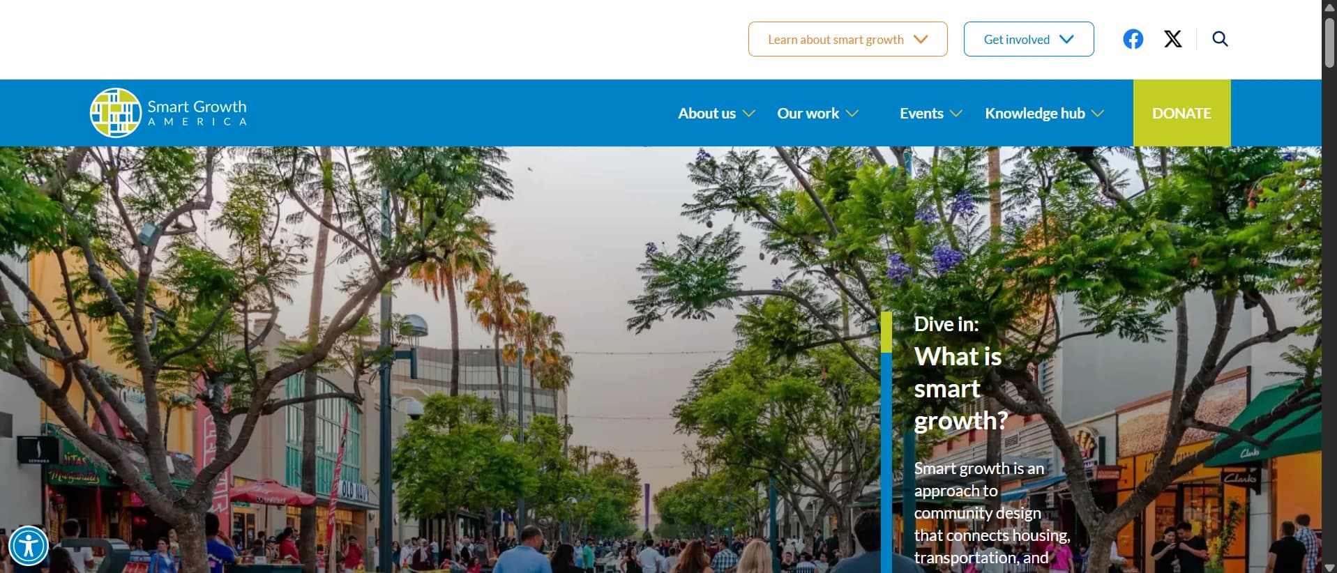 Smart Growth America website homepage